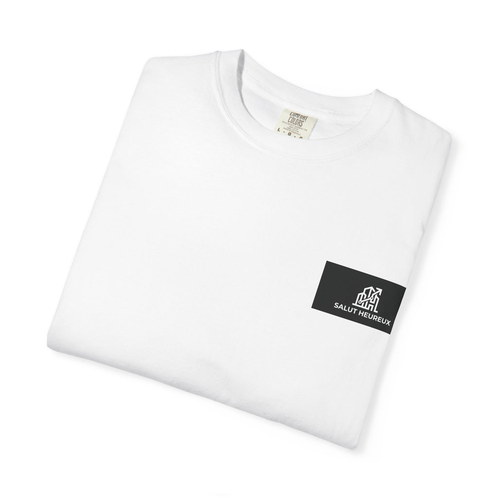 Salut Heureux Pocket Tee – Heavyweight Garment-Dyed Cotton