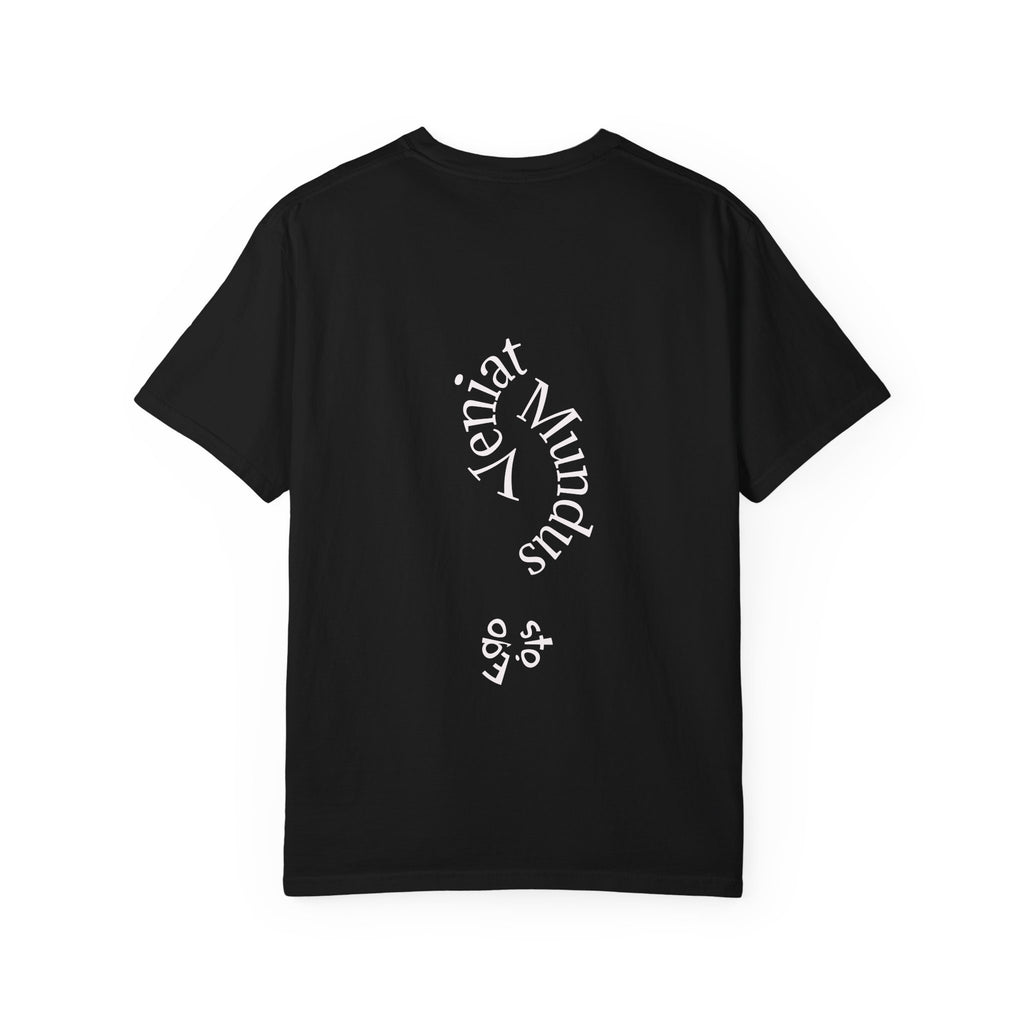 Salut Heureux Pocket Tee – Heavyweight Garment-Dyed Cotton