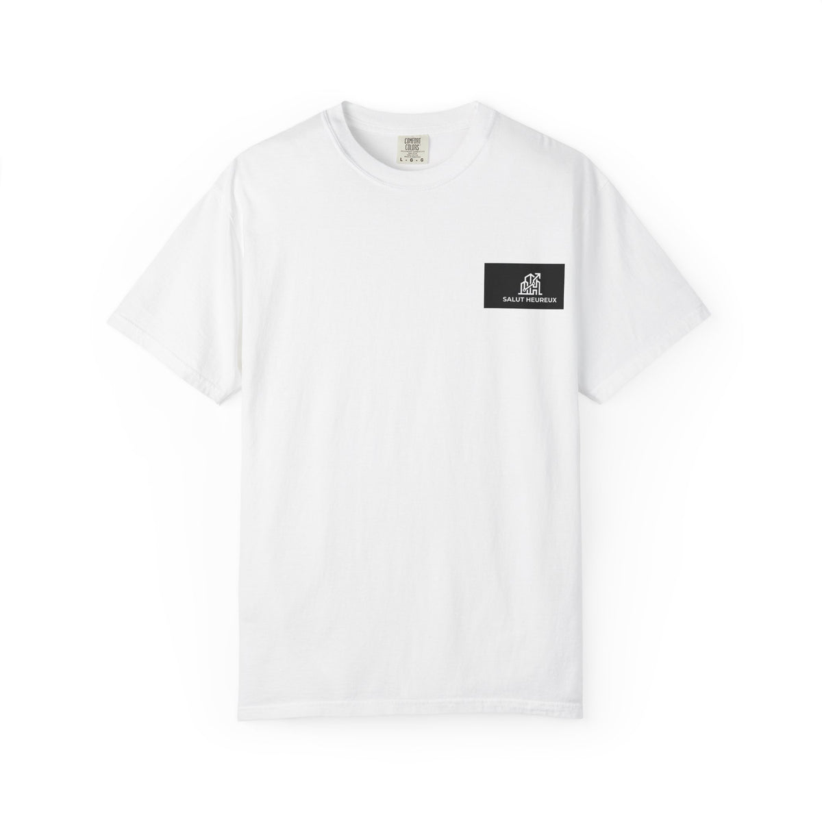 Salut Heureux Pocket Tee – Heavyweight Garment-Dyed Cotton