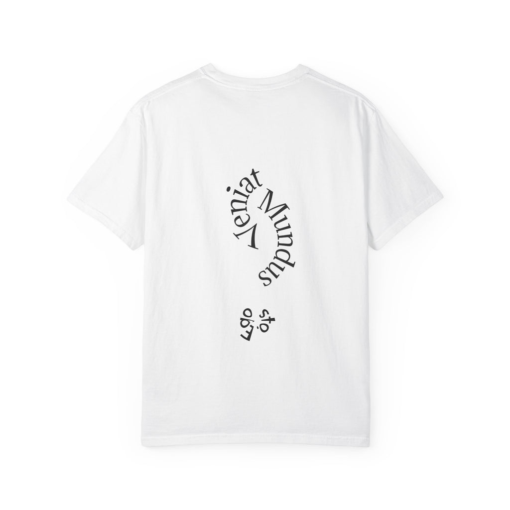 Salut Heureux Pocket Tee – Heavyweight Garment-Dyed Cotton